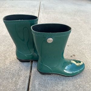 Green UGG Rain Boots
